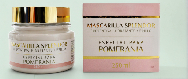 cotton spitz mascarilla splendor para pomerania